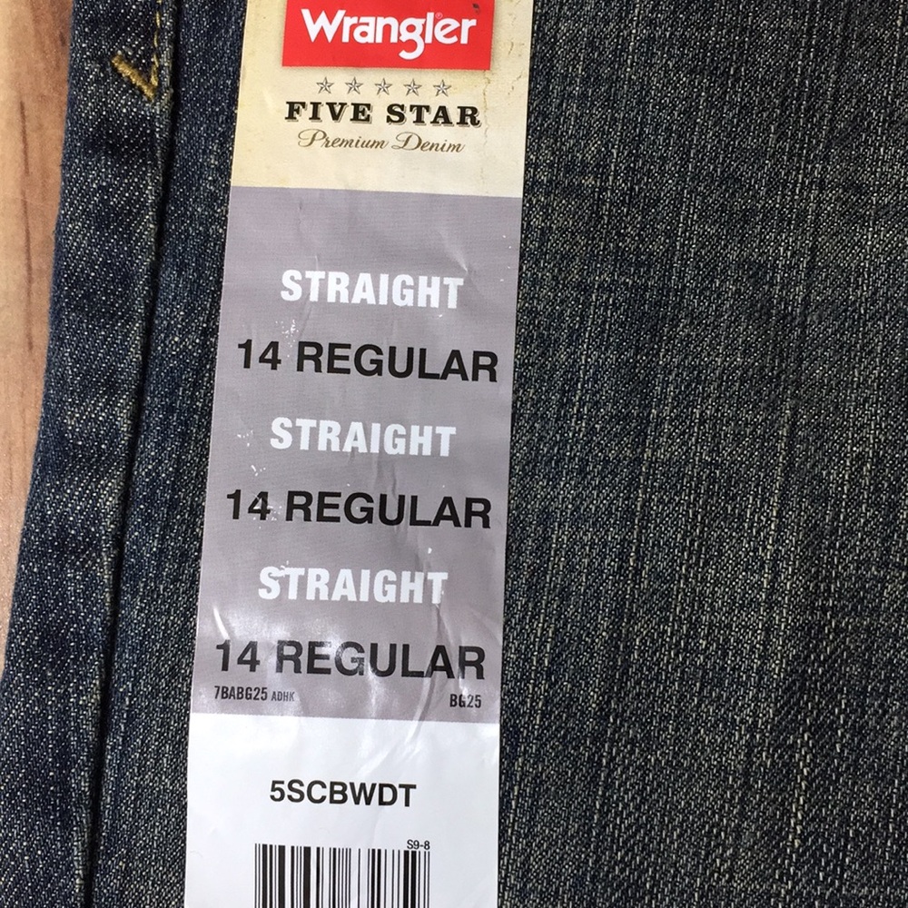 Wrangler Jeans Size 14R Boys Straight - Picture 8 of 8